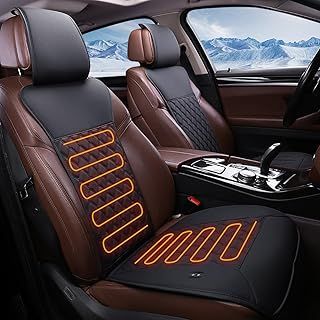 Seat Cushion, Comfortable Seat Cover with Full Back Support, Universal for Front Seat in Winter