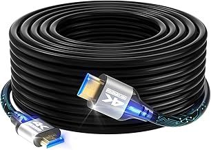 Zazalon 4k HDMI Cable 20M,High Speed HDMI 2.0 Cord, Support 4K@60Hz,ARC,HDR,3D,Ethernet,Compatible with Blu-Ray,PS3/4/5,Projector,TV,HDTV,PC,Laptop