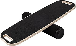 Balance Board - Non-Slip Wobble Board & Roller, Stability and Core Strength Balance Pad Trainer for Exercise, Board Sport, Yoga - Home Gym Equipment for Adults & Kids