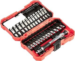 Amazon Basics 29-Piece Precision Hobby Knife Set, Red