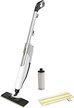 Kärcher SC 2 Upright Steam Mop, heating time: 30 sec, area performance: 50 m², tank: 0.4 l, heating power: 1600 W, EasyFix floor nozzle, microfibre floor cloth and descaling cartridge