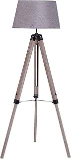 HOMCOM Dimmable Floor Lamp for Living Room, Modern Spiral Standing Lamp with 3 Adjustable Brightness and Square Base, Silver