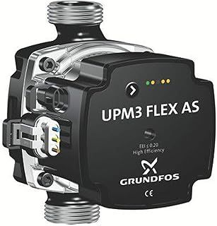 Grundfos UPM3 Pump Perfect for Water Underfloor Heating Circulation Pump & Central Heating for HVAC Systems Low-Noise, Suitable for Hydronic Heating Increased Energy Saving.