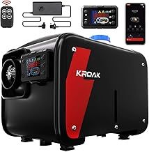 12 Volt Diesel Heater, 8KW Diesel Air Heater Bluetooth with Adapter, Remote Control, Smart APP and LCD Monitor, Diesel Parking Heater Automatic Adjustment, 5L Fuel Tank for for Car, Truck, RV, Campers