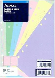 Filofax A5 Pastel Ruled Paper Refill