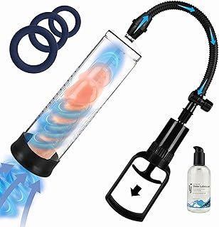 Penis Pump, Penis Enlargement Pump for Men, Vacuum Pump, Penis Pump for Men, Penis Pump with Lubricant & Cock Rings