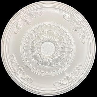Lightweight Ceiling Rose, Circular.67.5cm Paintable Polystyrene Ceiling Medallion Rose, Easy to fit, Chandelier Medallion, Long Lasting, for Office and Home Decorations