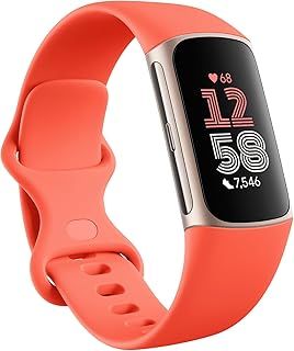 Google Fitbit Charge 6 Activity Tracker with 6-months Premium Membership Included, 7 days battery life and Google Wallet and Google Maps