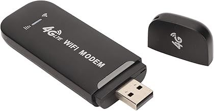 4G LTE USB WiFi Modem Dongle, 150Mbps Speed, Connect up to 10 Devices, Mobile WiFi Hotspot with SIM Card Slot, Portable Wireless Router Pay as You Go WiFi Hotspot Travel WiFi Dongle for Tablet Laptop