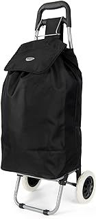 Hoppa 57Ltr Lightweight Shopping Trolley 2024 model, Hard Wearing & Foldaway Push/Pull Cart for Easy Storage With 1 Year Guarantee