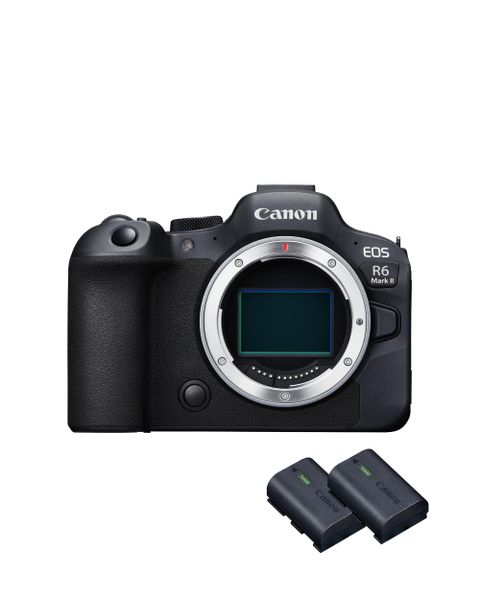 Canon EOS R6 MarkII Full Frame Mirrorless Camera Black+2 Batteries (Additional Battery Kit) |24.2-megapixels, up to 40fps Continuous Shooting,4K 60p, up to 8-Stops IS and Dual Pixel CMOS Auto Focus II