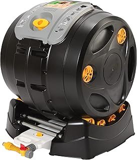 HOZELOCK - Easymix 2-in-1 Composter: Rotating Composter with 100 Litre Capacity. Mixing 3x Faster than Standard Composters (8 Weeks), Compost Juice Collection Container [4001 0000]