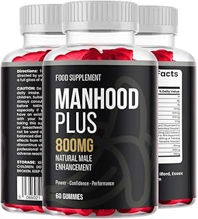 Manhood Plus Gummies UK - Powerful Natural Ingredients, 60 Gummies,