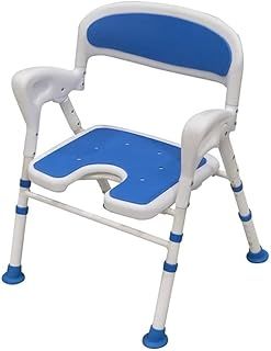Deluxe Shower Chair Folding Wetroom Bathroom seat - Adjustable Height