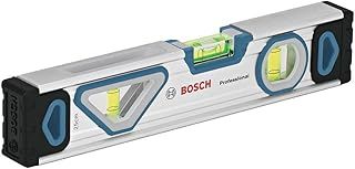 Bosch Professional 25 cm spirit level with magnet system (all-round readability, aluminium housing, robust end caps) – Amazon exclusive