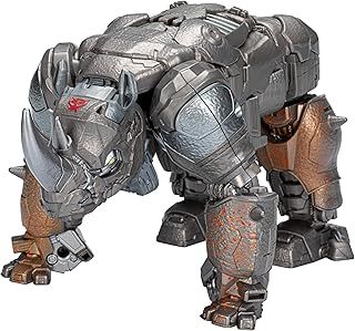 Transformers Toys Rise of the Beasts Film, Smash Changer Rhinox Action Figure – Ages 6 and up, 22.5 cm