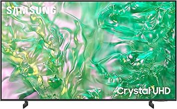 Samsung DU8000 Crystal UHD 4K 55" Smart TV, With Object Tracking Sound Lite, AirSlim, Gaming Hub, Crystal Processor 4K, Smart TV powered by Tizen, UE55DU8000UXXU, English Model (2024)
