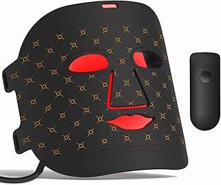 Red Light Therapy Mask, LED Face Light Therapy Mask LED Face Mask for Skin Tightening Acne Treatment Anti-Aging Smooth Wrinkles Fine Lines Red