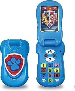 Paw Patrol Flip-Up Phone - Interactive Learning and Child Development, Colour & Number Recognition, Communication, Memory, Listening, Language, Speech, Vocabulary, Coordination, 18+ Months
