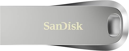 SanDisk 512GB Ultra Luxe USB Flash Drive, USB 3.2 Gen 1 + USB 3.0 capable up to 400 MB/s read speeds, Password protection, Data recovery software