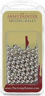 The Army Painter Paint Mixing Balls - Rust-proof Stainless Steel Paint Mixing Balls for Mixing Model Paints - Stainless Steel Mixing Agitator Balls and Paint Balls, 5.5mm/apr. 0.22”, 100 Pcs