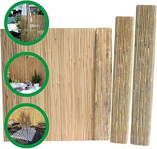 Natural Bamboo Strong Garden Screening for Privacy and Outdoor Fencing | 2m x 4m