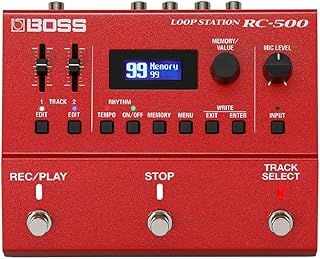 BOSS RC-500 Dual-Track Loop Station – Advanced two-track looper with premium sound quality, Loop FX, 99 phrase memories, 57 rhythms, and MIDI control support