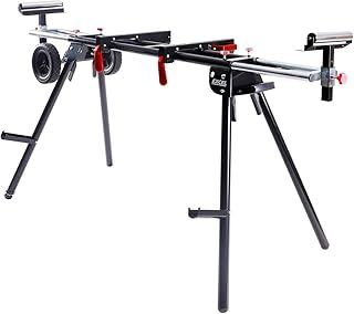 Universal Mitre SawStand Folding & Adjustable Legs with Wheels - Foldable Mitre SawStand - Chop SawStand - Suitable Universal fits for Makita, Dewalt, Bosch, Ryobi, Einhell and Metabo