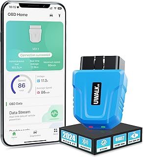 OBD2 Bluetooth Scanner Diagnostic Code: 5.4 OBD Code Reader Car Diagnostic Scanner Tool with Live Data - Car Trouble Code Reader OBDII Diagnostic Tester for iOS Android Windows