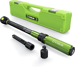 1/2 Torque Wrench Dual-Range【20-230Nm/10-170lbf-ft】±3% Precision, 72 Tooth Dual-Direction Adjustable Torque Wrench for Bicycle, Moto, Car Maintenance—3pcs