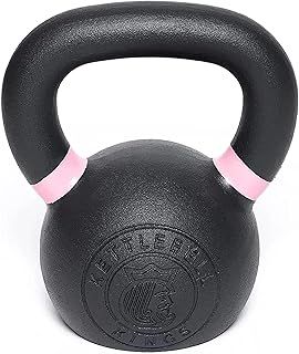 Kettlebell Kings | Kettlebell Weights | Powder Coat Kettlebell Weights (4-48KG) For Women & Men | Powder Coating for Durability, Rust Resistance & Longevity | Weighted in Kilograms