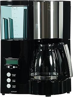 Melitta Filter Coffee Maker with Glass Pourer, Hot Hold and Timer Function, Optima Timer, Black, 100801