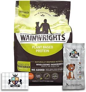 AETN Creations Plant Based Protein Dry Adult Dog Food 2kg Nutritious, Delicious, Hypo-Allergenic Pack complete with AETN Jerky Treat