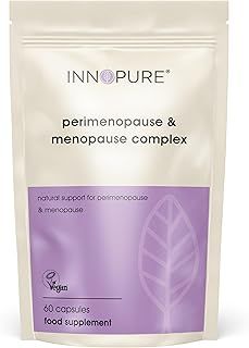 Perimenopause & Menopause Complex Supplements (2 Month Supply) Red Clover, Wild Yam, Maca, Sage and Vitamins Including B6 for Hormone Regulation, 60 Capsules, UK Made