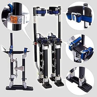 Drywall Stilts Decorators Stilts Double Sided Quad Lock Stilts 15"-64" Adjustable Aluminium Drywall Stilts Builder Painting Plastering 15 to 23 inches