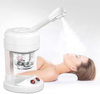 Facial Steamer Mist Tabletop Face Steamer Hydrating Moisturizing Spray Machine Portable Beauty Salon Spa Humidifier Skin Cleaning Humidifier Sprayer for Household Women Face Spa