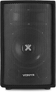 VONYX SL8 8-Inch Passive PA Speaker, 400W Peak Power, Unpowered PA Speaker with 2-Way Bass Reflex, Robust Build, Tripod-Mountable, Passive Loudspeaker for DJ, Bands, and Events, Passive Disco Speaker