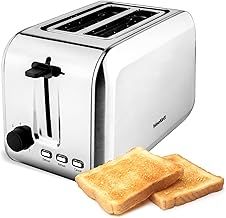 WeeKett 2 Slice Toaster Stainless Steel 750 W, Two Slice Toaster - Silver