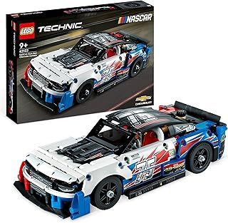 LEGO Technic NASCAR Next Gen Chevrolet Camaro ZL1 Model Car Building Kit, Toy Racing Vehicle, Collectible Motorsport Construction Set 42153