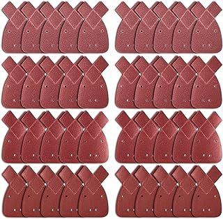 40pcs Black and Decker Mouse Sander Pads,Sanding Pads for Mouse Sander,Mouse Sanding Sheets with Extra 2 Tips for Replacement Assorted 40/60/ 80/120 Grits to Fit Black and Decker Detail Palm Sander