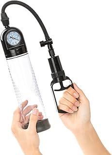 Mr. Membr Penis Pump with Pressure Gauge - Premium Cock Pump - Penistone Enlarger Pump for Improved Sexual Performance - Penis Enlargement with The Powerful Penis Suction Pump