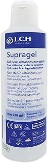 SupraGel – 250 ml of Fetal Doppler Ultrasonic Gel for External Use Only Water-Soluble and Hypoallergenic