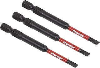 Sealey 3pc 75mm Slotted 4.5mm Impact Power Tool Bit Set - AK8251