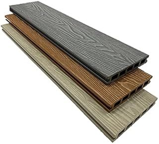 Tuda Grass Direct WPC Ash Composite Decking Sold Per SQM - 3.6m Board Length - 12 Square Metres - All Fixings & Edgings Included.
