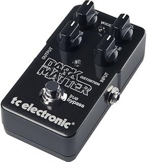 TC Electronic DARK MATTER DISTORTION Phenomenal Distortion Pedal with Extreme Dynamic Range, Two-Band EQ and Voicing Switch