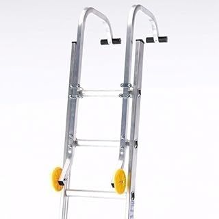 1400-000, Universal Roof Hook Ladder Kit, Ladder Accessory, Easily Convert your Extension Ladder into a Roof Ladder, Includes Wheels for Use on Roofs, Initial Assembly Required