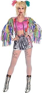 Amscan Adult Womens Official Warner Bros DC Comics Licensed Harley Quinn Birds of Prey Fancy Dress Costume