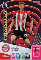 Panini Premier League 2024 2025 Kristoffer Ajer Powerhouse Trading Card