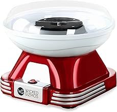 Wicked Gizmos Cotton Candy Floss Maker with Sugar Guard, Wooden Sticks and Sugar Scoop (Retro)
