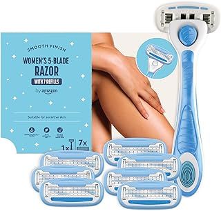 by Amazon Women's 5 blade razor with 7 refills